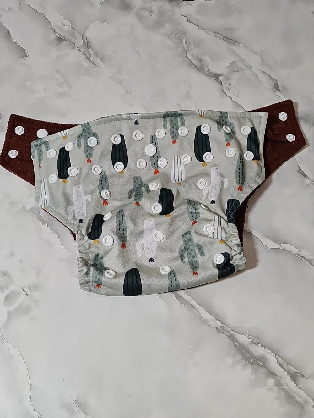 Reusable Pocket Cloth Diaper Adjustable Snaps